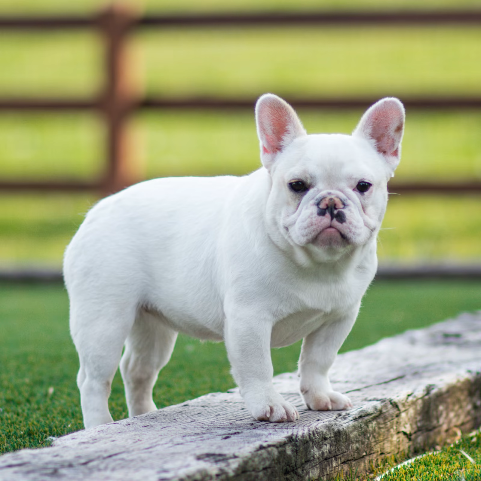 Photo of FUREVER CANINE CAREY’S MEANT TO BE, a Fawn Pied French Bulldog.
